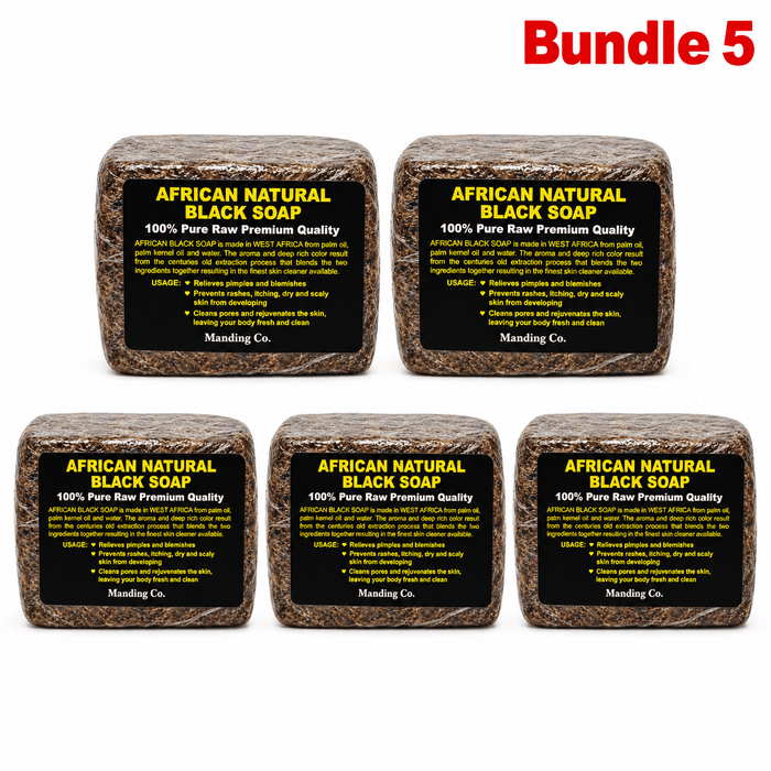 African Natural Black Soap (100% Pure Raw Premium Quality) - Yado African & Caribbean Market