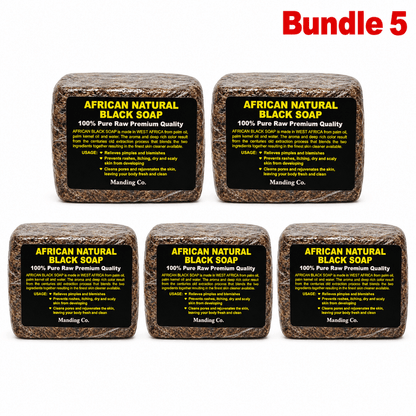 African Natural Black Soap (100% Pure Raw Premium Quality) - Yado African & Caribbean Market