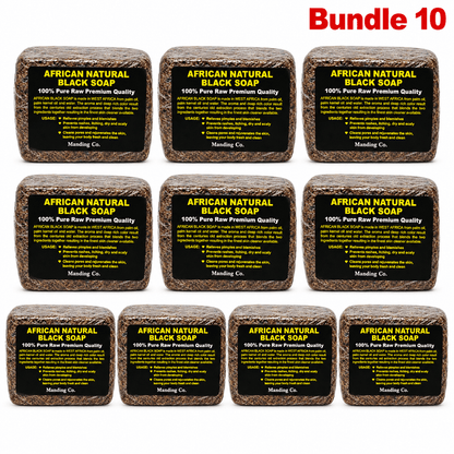 African Natural Black Soap (100% Pure Raw Premium Quality) - Yado African & Caribbean Market