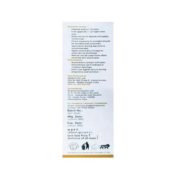 Ageret Age-Reversal Retinol Serum