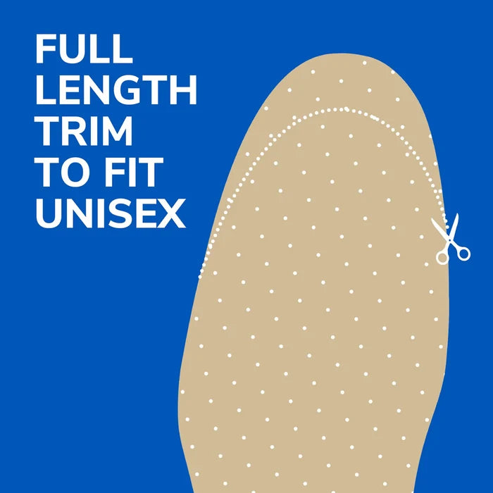 Air-Pillo® comfort insoles full-length trim dotted beige insole for unisex fit