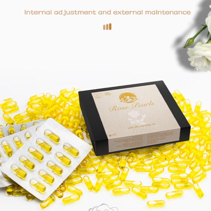ALBA GRUPS Premium White Rose Essential Oil Capsules