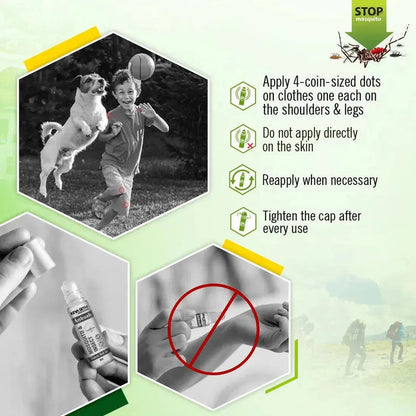 Ankush Mosquito & Insect Fabric Roll On with Citronella, Lemongrass & Eucalyptus Oil Non-Toxic & No DEET Formula - Safe for Baby - Keya Seth Aromatherapy