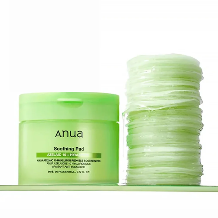 Anua Azelaicacid 10 Hyaluron Redness Soothing Pad 230 ml / 90pads