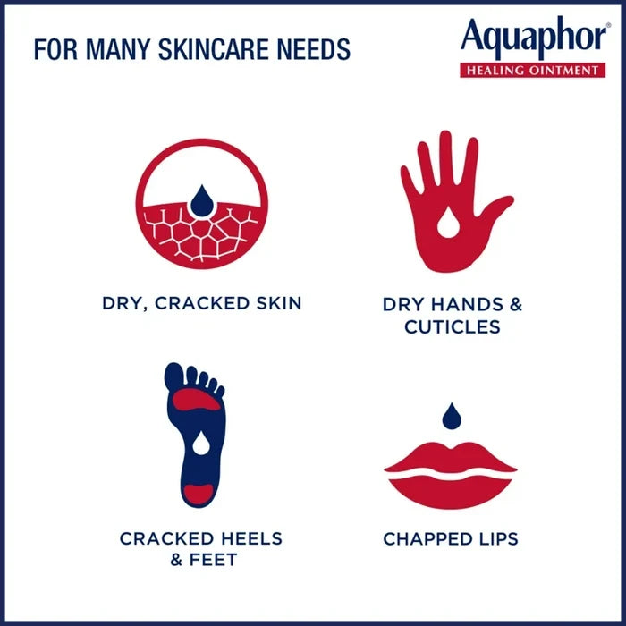 AQUAPHOR Advanced Therapy Healing Ointment Convenient 2 Pack  بكج اثنان من مرطب البشرة  المهدئ من اكوافور