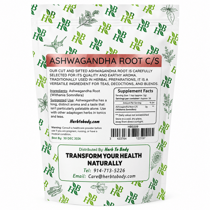 Ashwaganda Root | Traditional Herbal Root C/S - Yado African & Caribbean Market