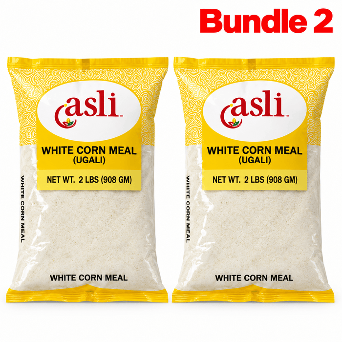 Asli White Corn Meal | Coarse Cornmeal for Cooking - Yado African & Caribbean Market