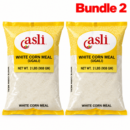 Asli White Corn Meal | Coarse Cornmeal for Cooking - Yado African & Caribbean Market