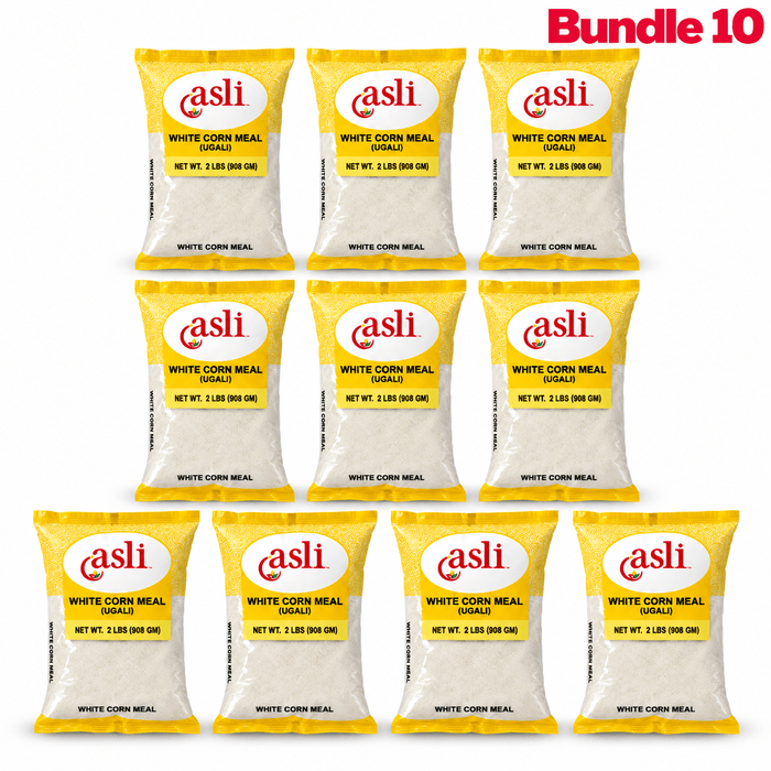 Asli White Corn Meal | Coarse Cornmeal for Cooking - Yado African & Caribbean Market