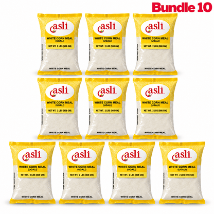 Asli White Corn Meal | Coarse Cornmeal for Cooking - Yado African & Caribbean Market