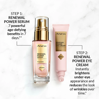 Avon Anew Renewal Power Duo Serum & Eye Cream Set