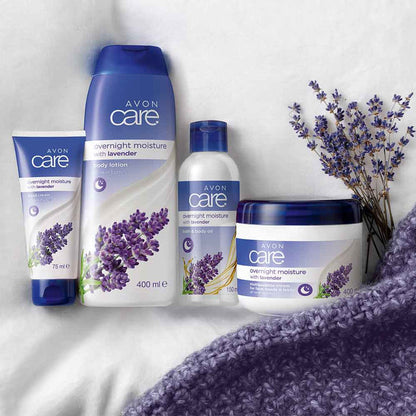 Avon Care Lavender Overnight Moisture Hand Cream - 75ml