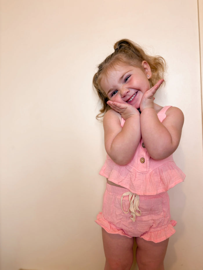 'Azalea' Bloomer set - Flamingo