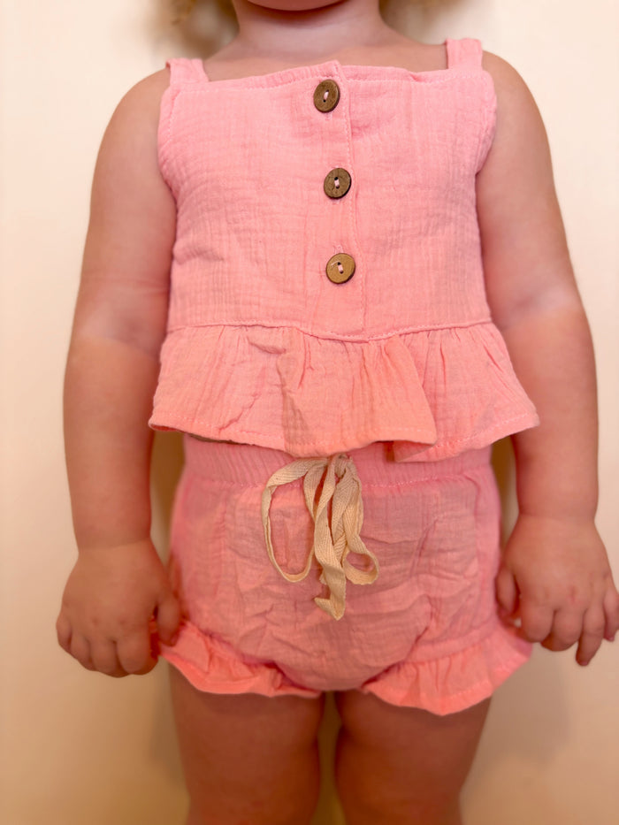 'Azalea' Bloomer set - Flamingo