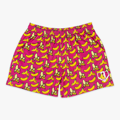 Pink Banana shorts — front view