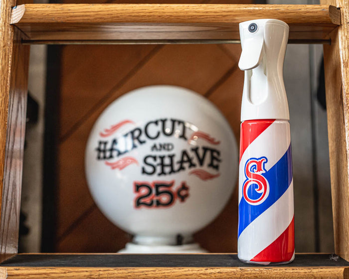 Barber Pole Fine Mist Spray Bottle