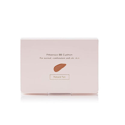 BB CUSHION BY CHRISTINA ICH NATURAL TAN - BB Cream Nuanta Natural Tan Pentru Ten Normal, Gras Si Mixt - skinseen.ro