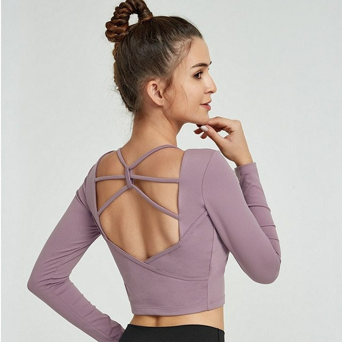 Beautiful Back Fasciola Yoga Long Sleeve