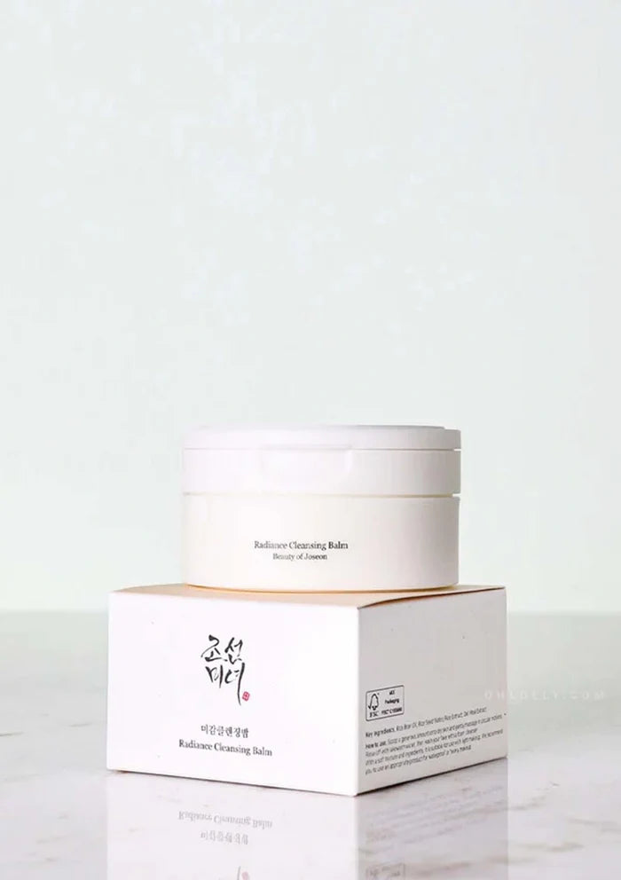 Skincare product with packaging on a white background