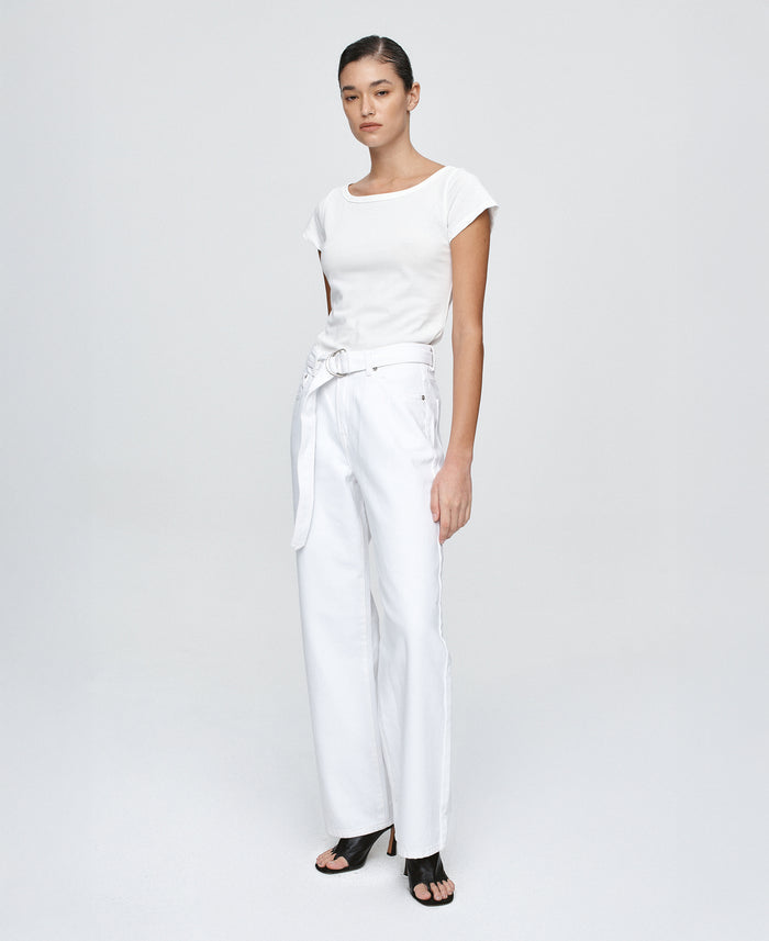 Belted Wide Leg Jean