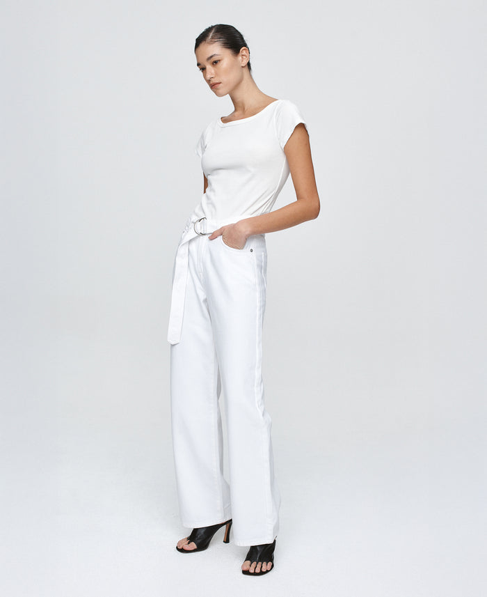 Belted Wide Leg Jean