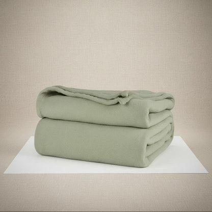Fleece Blankets / Sage / Full/Queen 90"X90" 2 PK