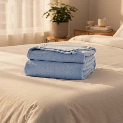 Fleece Blankets / Periwinkle / twin 66"X90" 2 PK