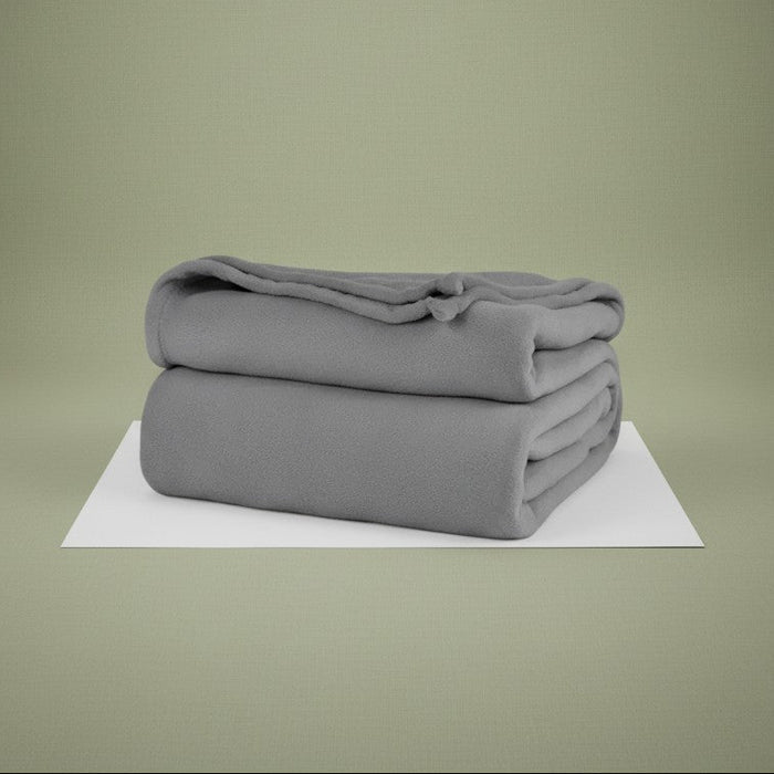 Fleece Blankets / Smoke / Full/Queen 90"X90" 2 PK
