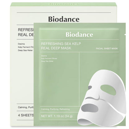 Biodance Refreshing Sea Kelp Real Deep Mask 4 sheets