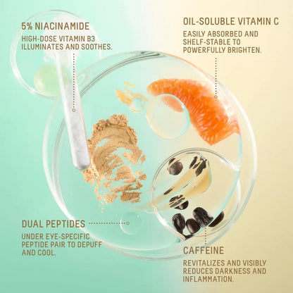 Biossance  5% Niacinamide Brightening Eye Serum with Vitamin C + Squalane NWOB