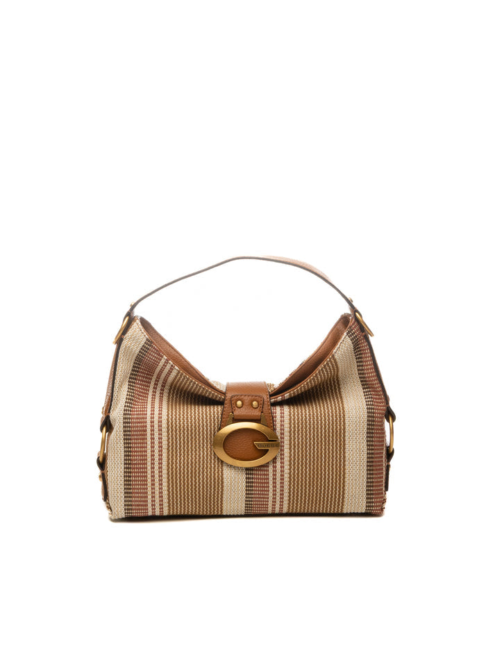 GUESS borsa a spalla camden cognac multi HWAB9308180 CAMDEN-COGNAC