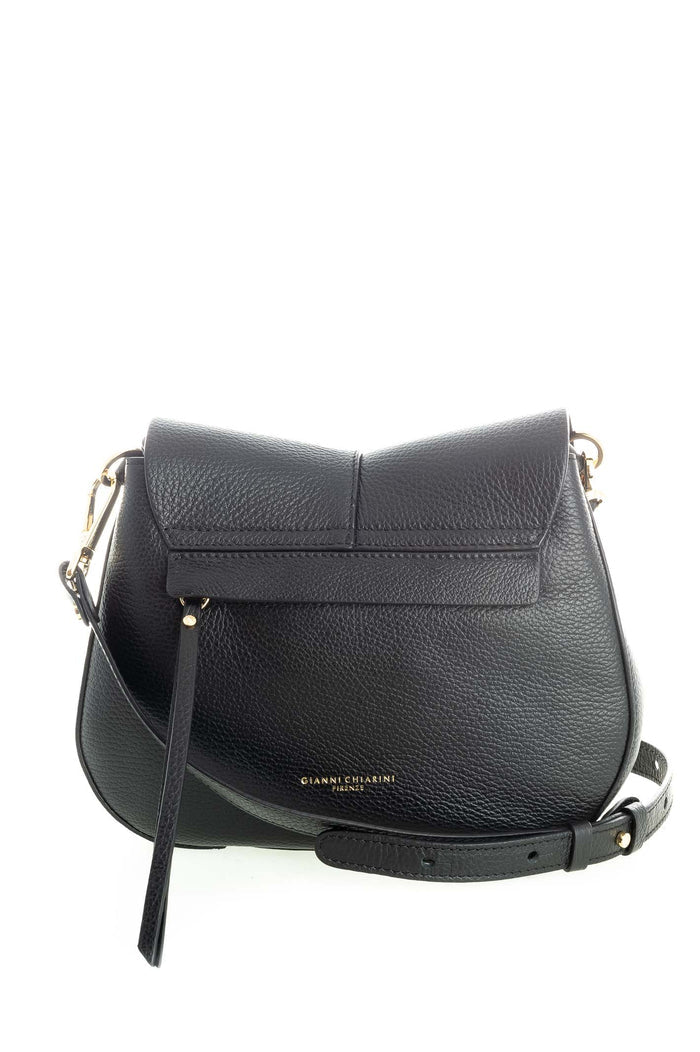 GIANNI CHIARINI borsa a spalla helena round nera 6036 HELENA ROUND-001