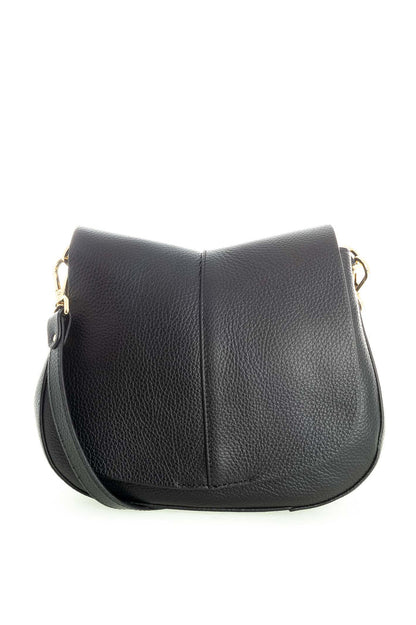 GIANNI CHIARINI borsa a spalla helena round nera 6036 HELENA ROUND-001