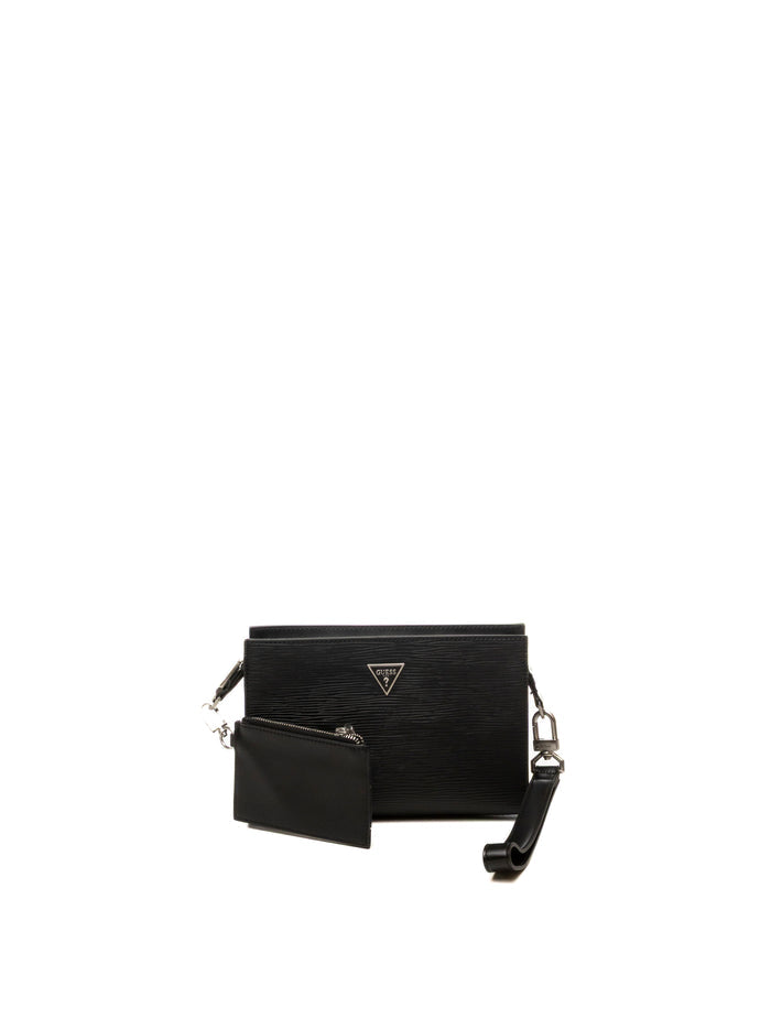 GUESS borsa a spalla milano nera HMMIPW P6257 MILANO-BLACK