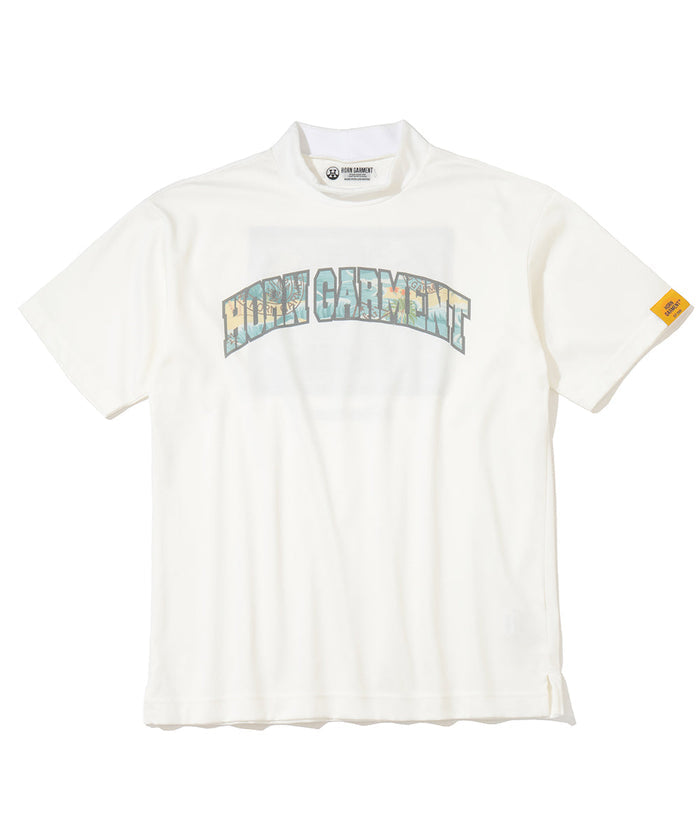 Botanical Script Mock Neck