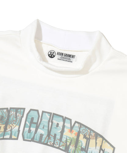 Botanical Script Mock Neck