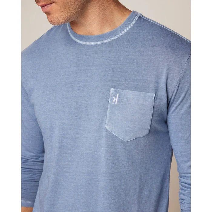 Brennan 2.0 Long Sleeve T-Shirt in Navy - Madison's Niche