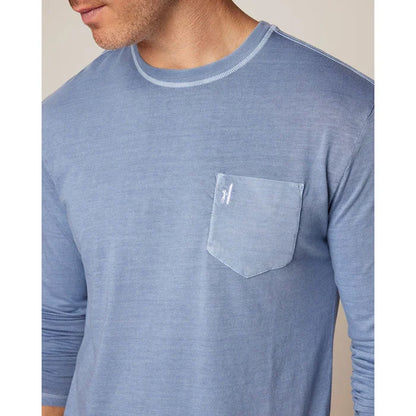 Brennan 2.0 Long Sleeve T-Shirt in Navy - Madison's Niche