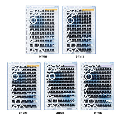 Broadway DIY Cluster Wide Volume Mega Value Pack 120pcs