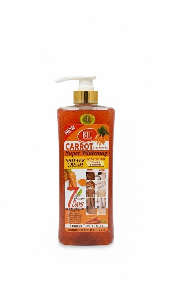 BTL Carrot Shower Cream Body Wash (1000 mL)