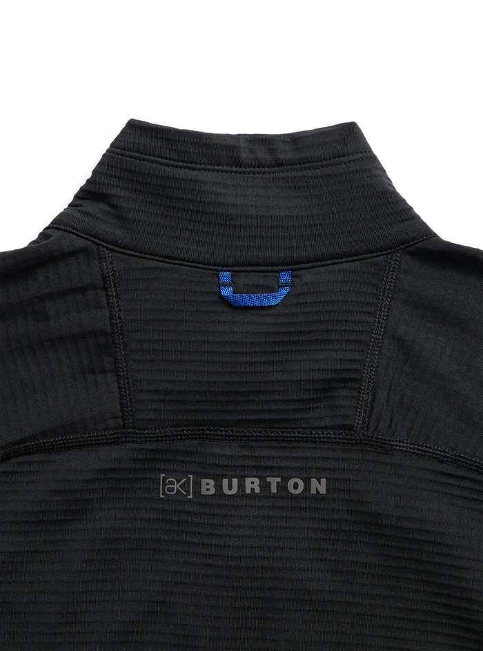 Product image of Women's Burton [ak] Helium Grid Fleece Quarter-Zip[Variant:True Black]