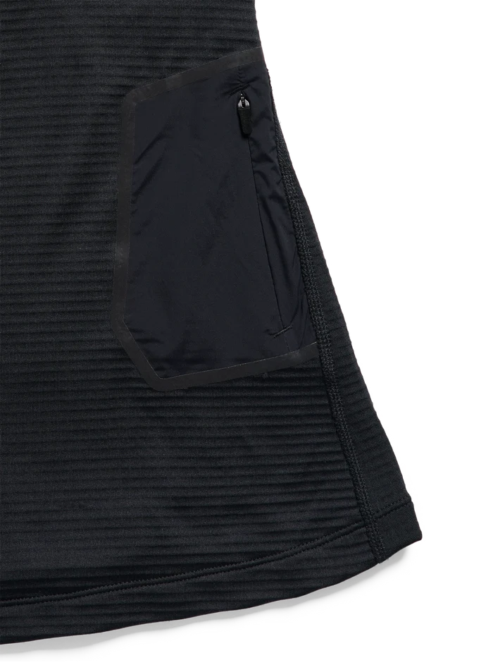 Product image of Women's Burton [ak] Helium Grid Quarter-Zip Fleece[Variant:True Black]
