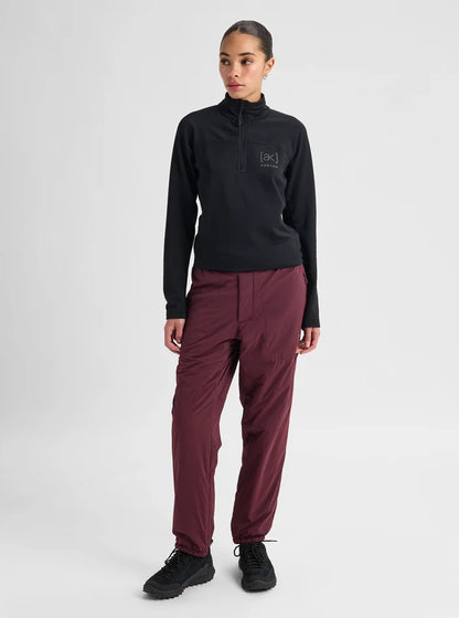 Product image of Women's Burton [ak] Helium Grid Quarter-Zip Fleece[Variant:True Black]
