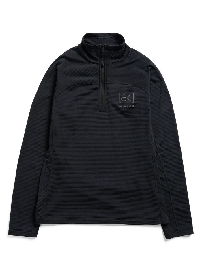 Product image of Women's Burton [ak] Helium Grid Quarter-Zip Fleece[Variant:True Black]