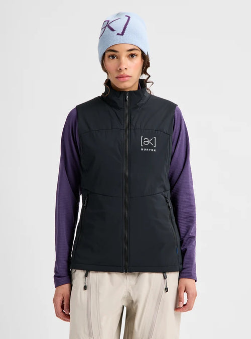 Product image of Women's Burton [ak] Helium Stretch Insulated Vest[Variant:True Black]