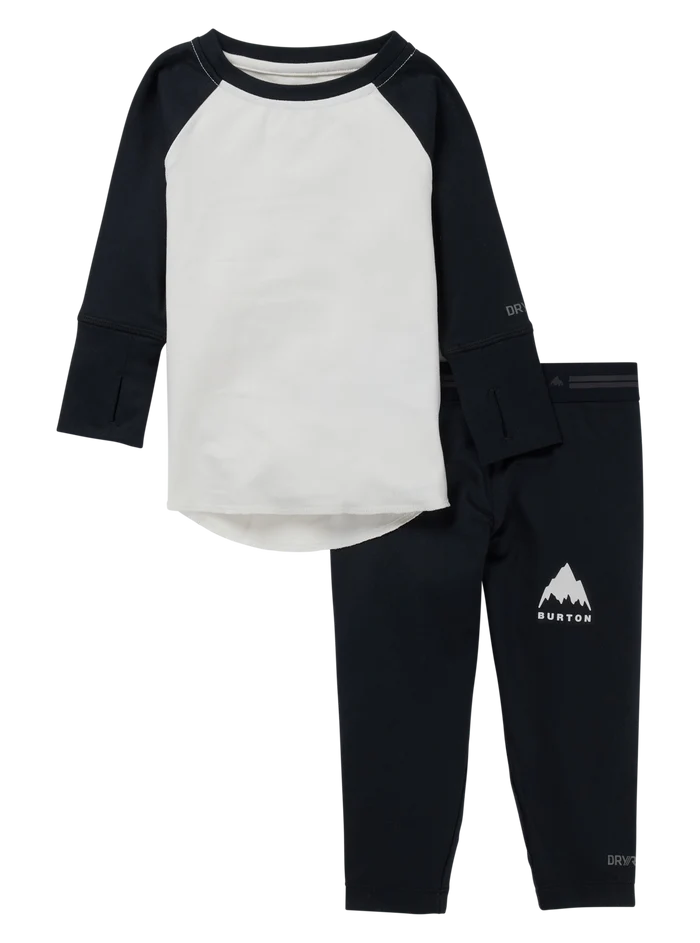 Product image of Kids' & Toddlers' Burton Midweight Base Layer Set[Variant:Stout White / True Black]