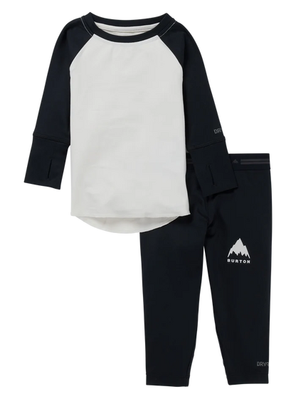 Product image of Kids' & Toddlers' Burton Midweight Base Layer Set[Variant:Stout White / True Black]