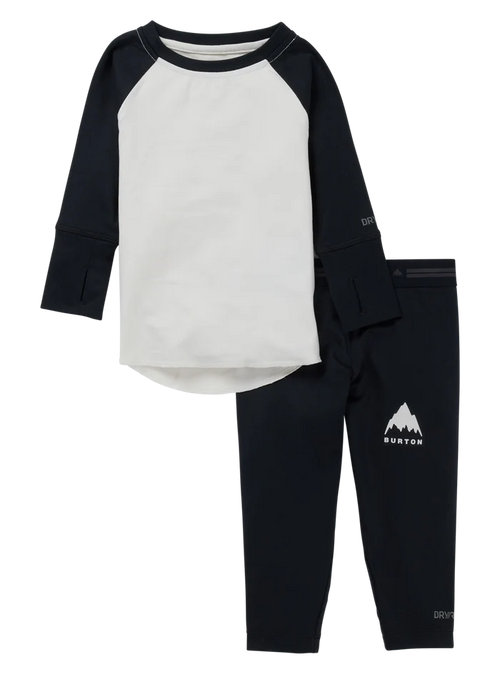 Product image of Kids' & Toddlers' Burton Midweight Base Layer Set[Variant:Stout White / True Black]