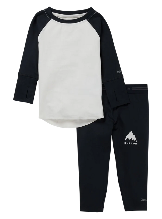 Product image of Kids' & Toddlers' Burton Midweight Base Layer Set[Variant:Stout White / True Black]