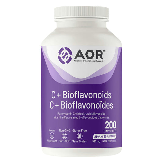 Bottle of AOR C + Bioflavonoids 200 Capsules